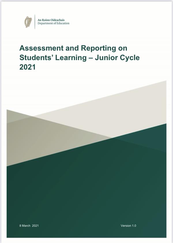 Guidance on Junior Cycle Assessment 2021